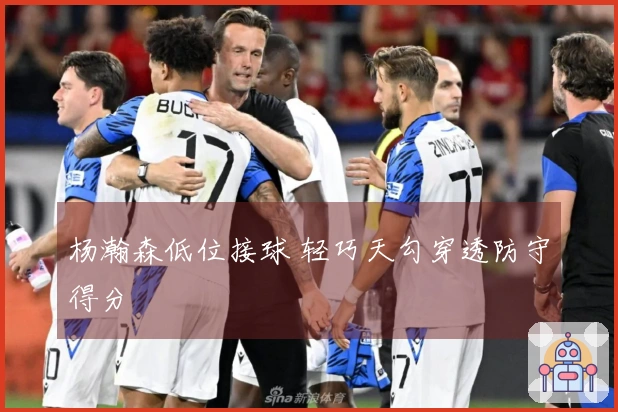 杨瀚森低位接球 轻巧天勾穿透防守得分